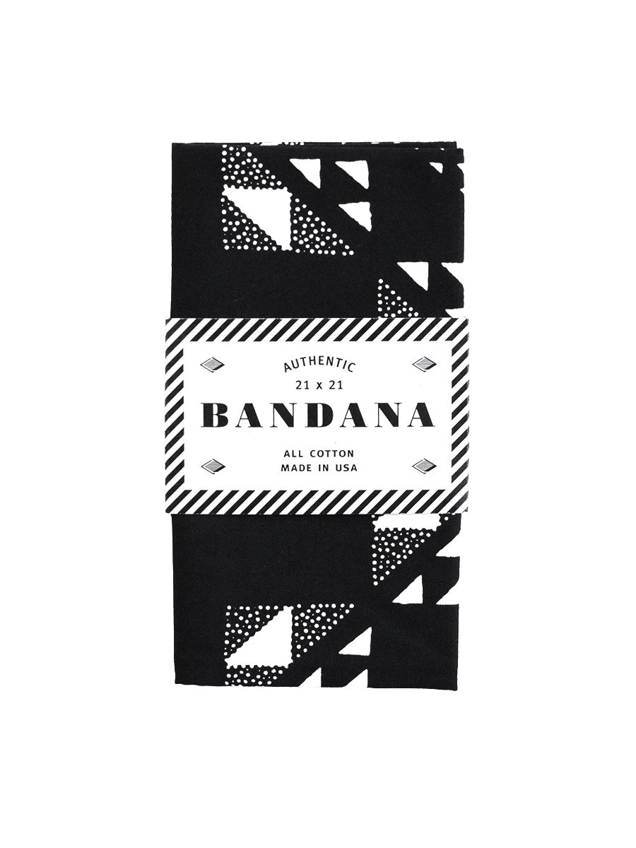 Quilt Bandana - Black