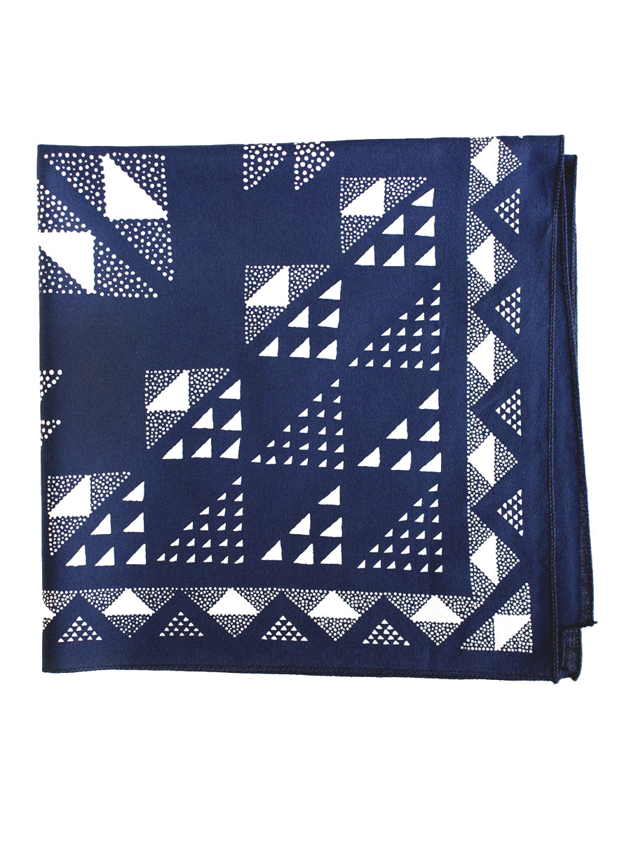 Quilt Bandana - Navy