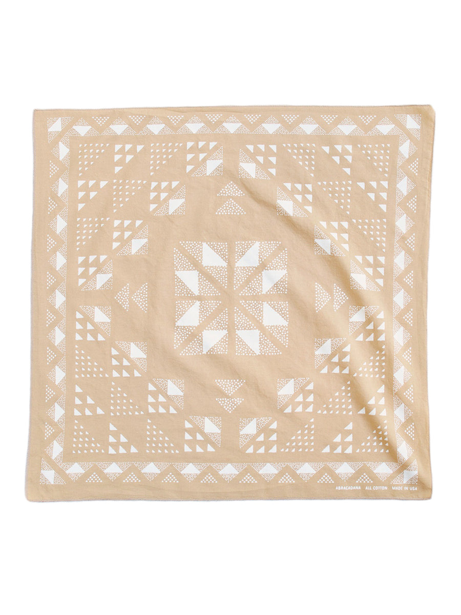 Quilt Bandana - Sand