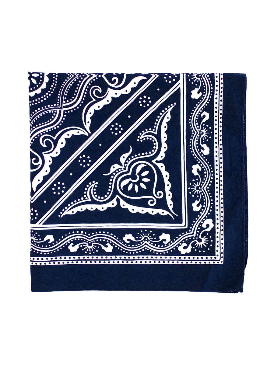 Western Bandana - Navy