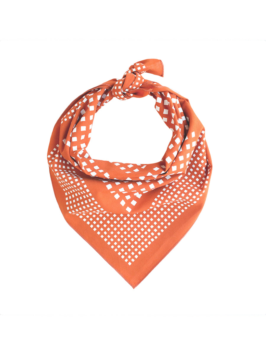 Windowpane Bandana - Marmalade