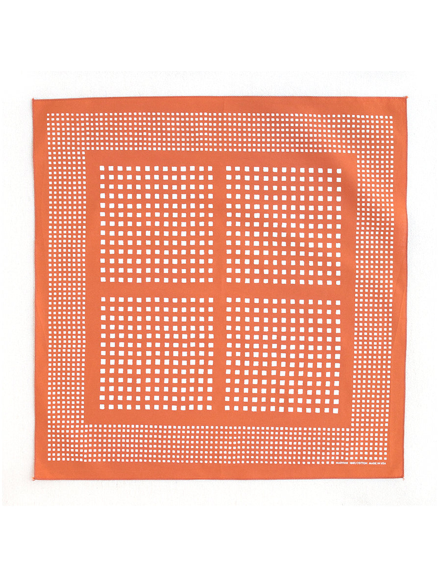 Windowpane Bandana - Marmalade