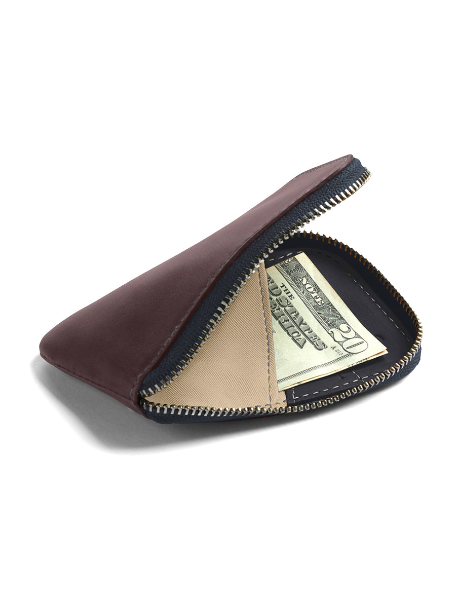 Card Pocket Wallet - Deep Plum