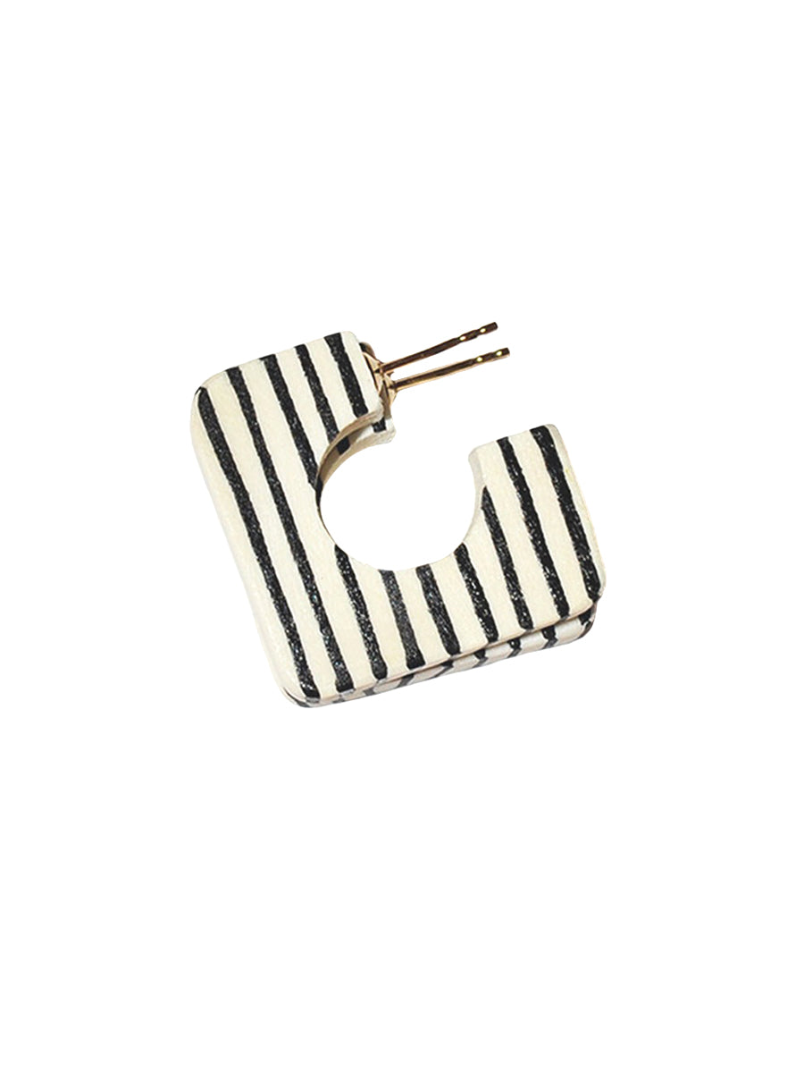 Mini Square Hoop Earrings - Krasner