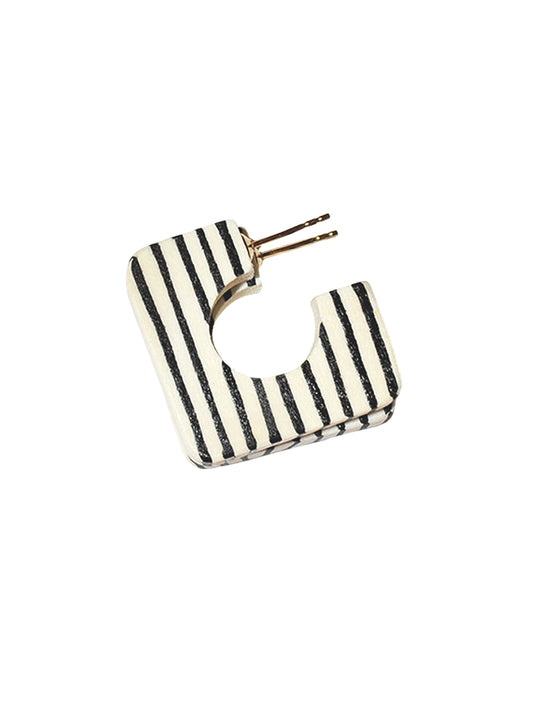 Mini Square Hoop Earrings - Krasner