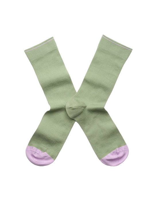 Solid Sock - Aged Green