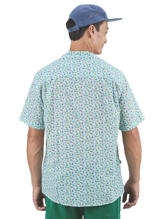 Marbles Aloha Shirt - White