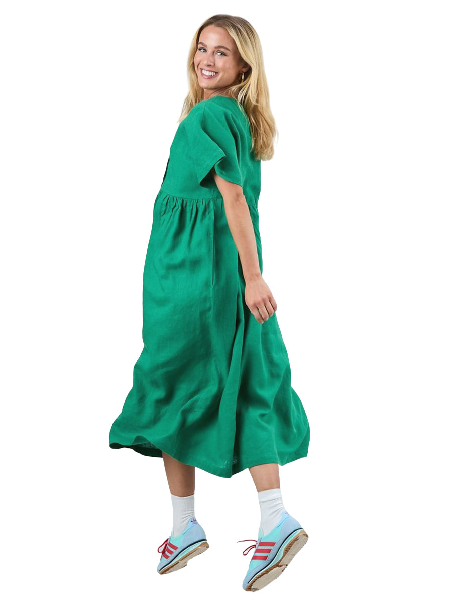 Oversized Long Dress - Green