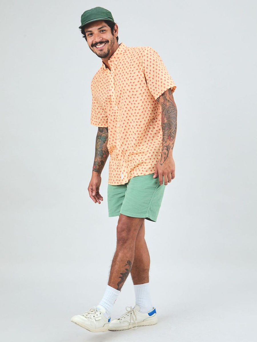 Palamos Shrimp Printed Button-Down Shirt