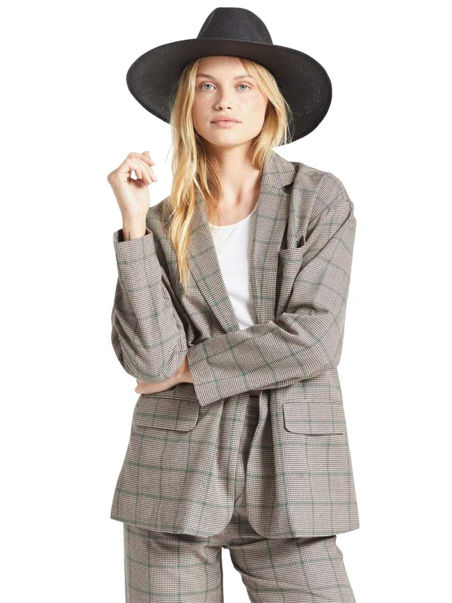 Axl Oversized Blazer - Sesame & Seal Brown