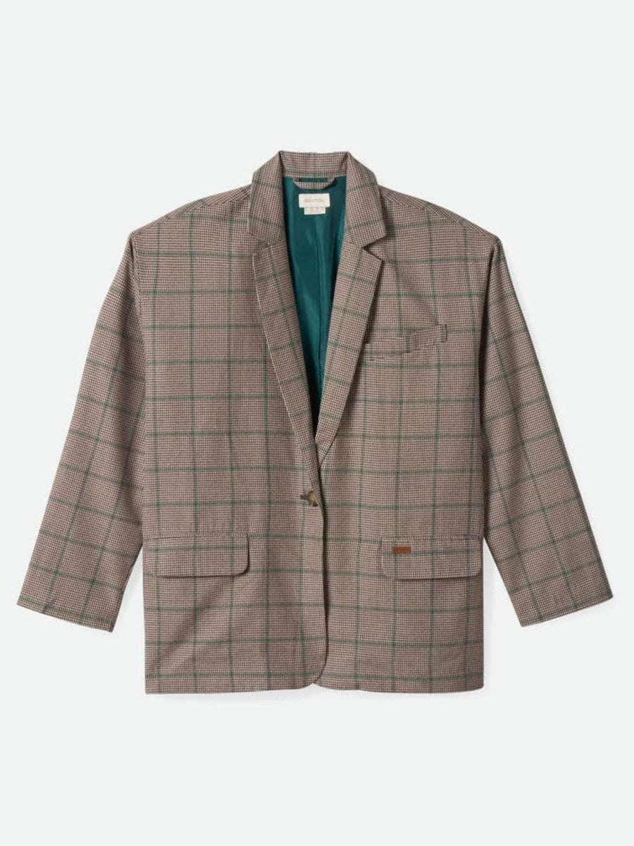 Axl Oversized Blazer - Sesame & Seal Brown