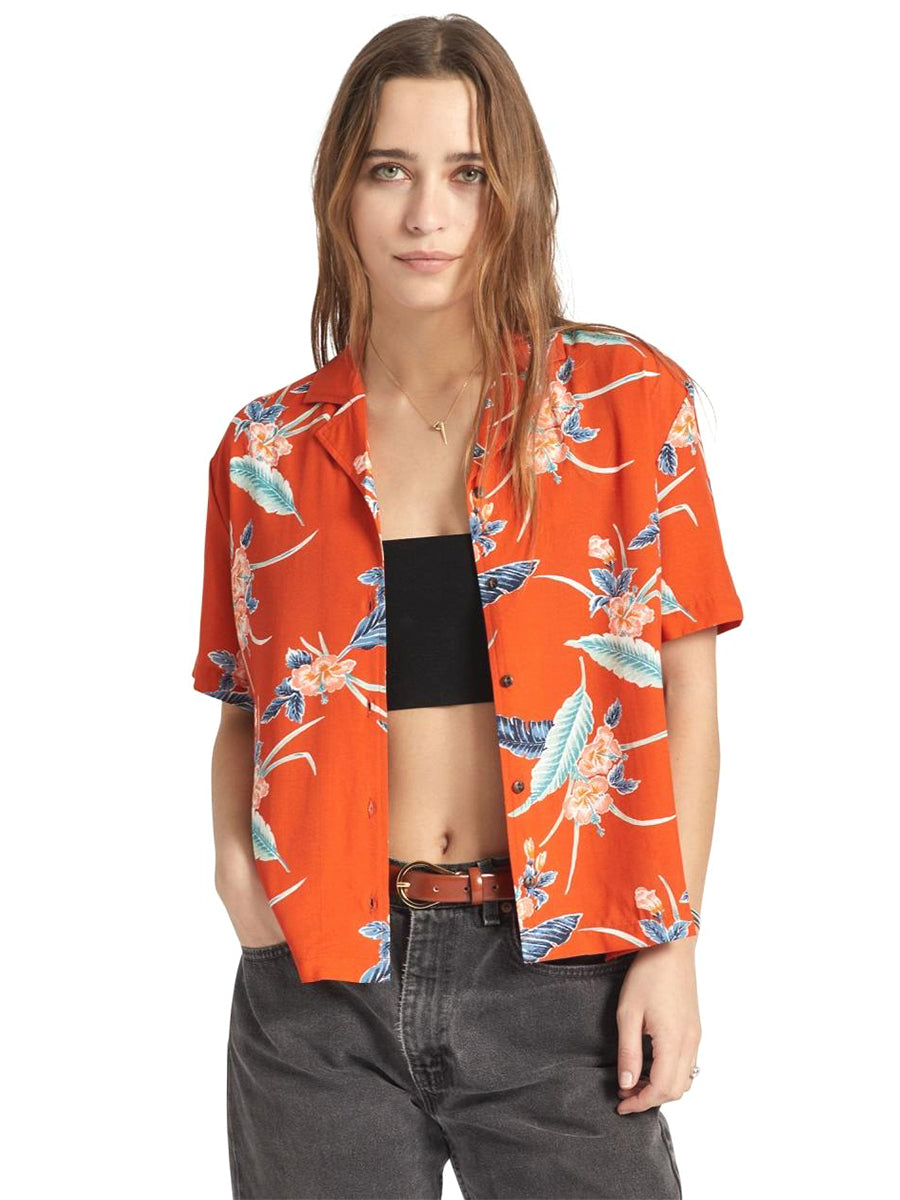 Bunker Paradise Short Sleeve - Burnt Red