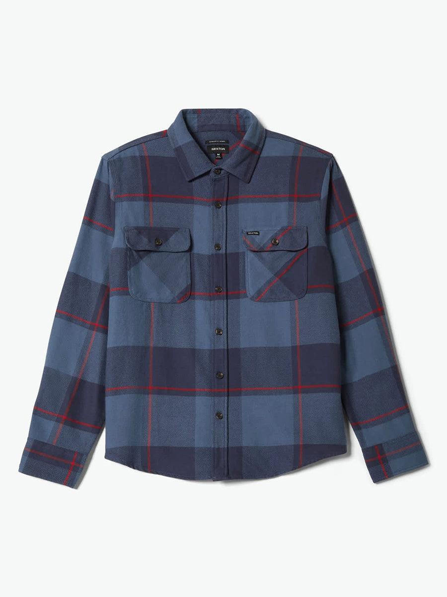 Bowery Flannel - Bering Sea, Indigo, & Red
