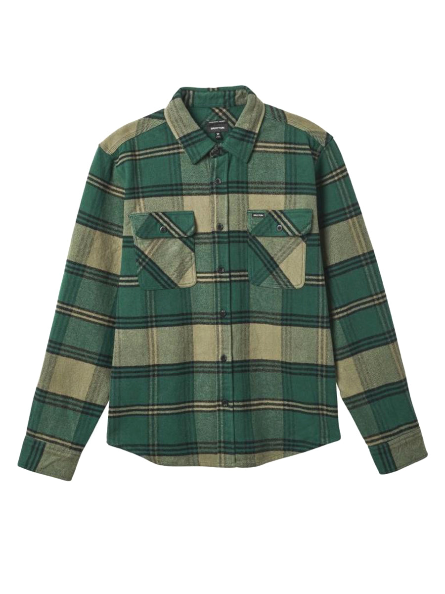 Bowery Heavy Weight Flannel - Pine & Olive
