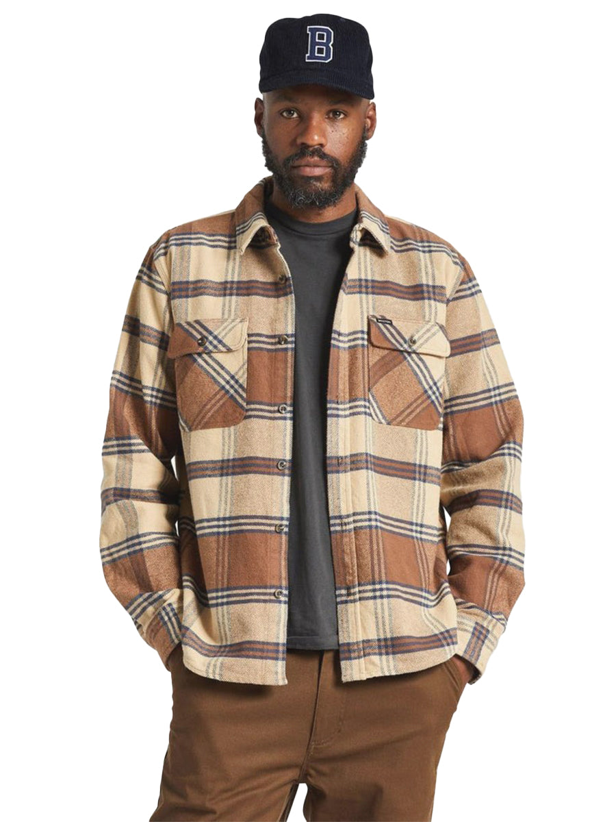 Bowery Heavy Weight Flannel - Sand & Bison