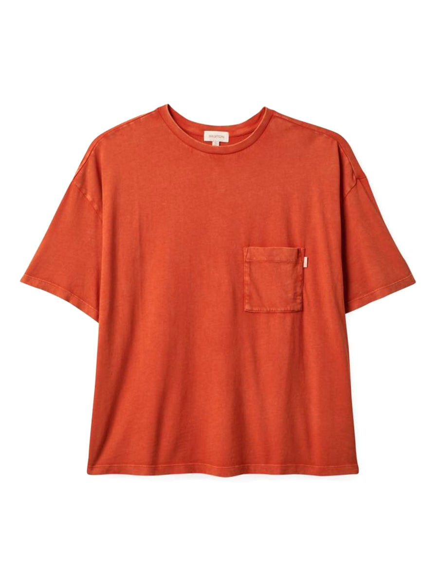 Carefree BF Short Sleeve T-Shirt - Burnt Red