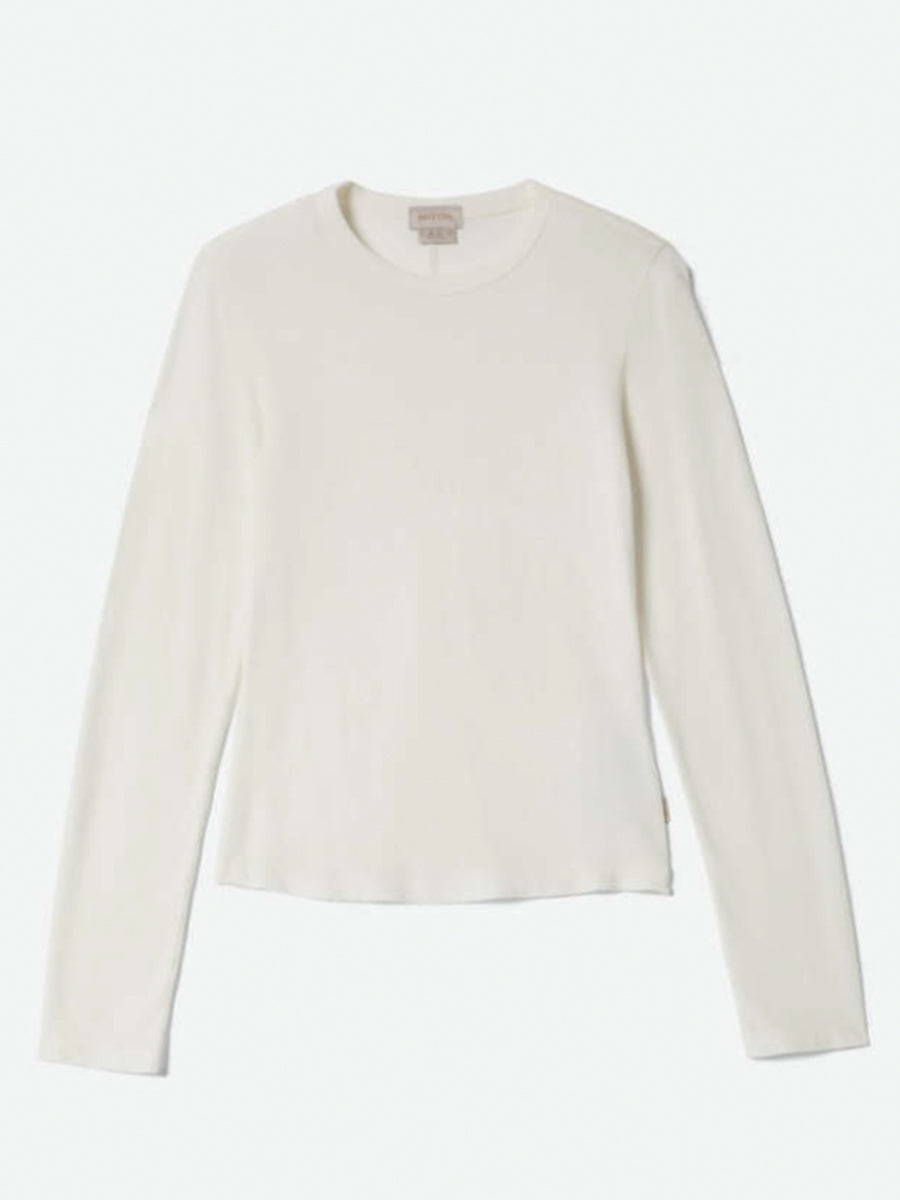 Carefree Slim-Fit Long Sleeve Tee - Off White