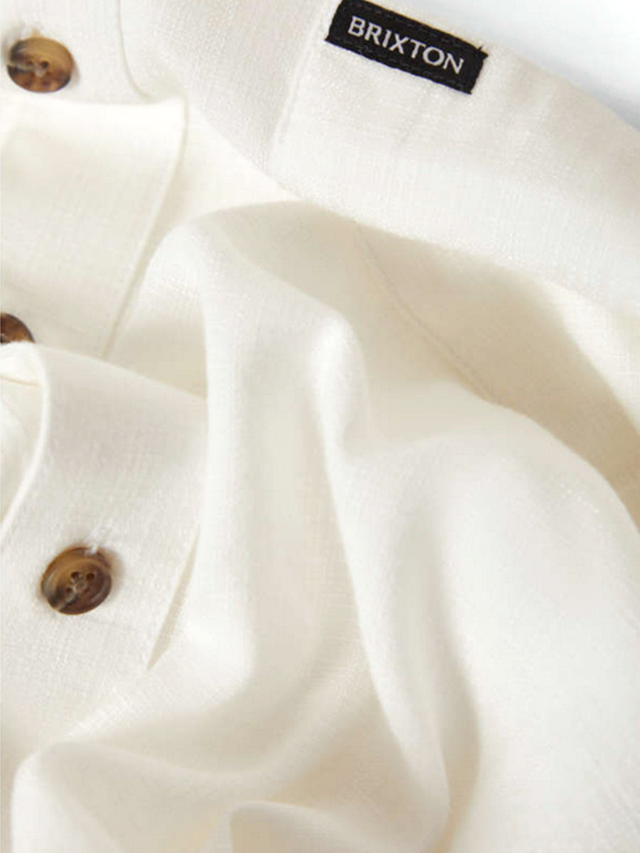 Charter Slub Short Sleeve Shirt - Off White
