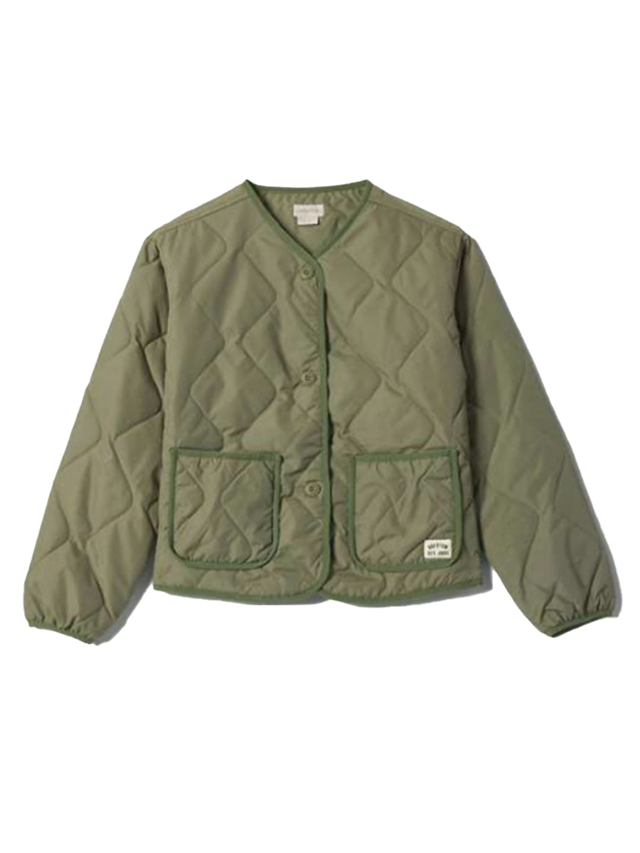 Delilah Quilted Jacket - Olive Surplus