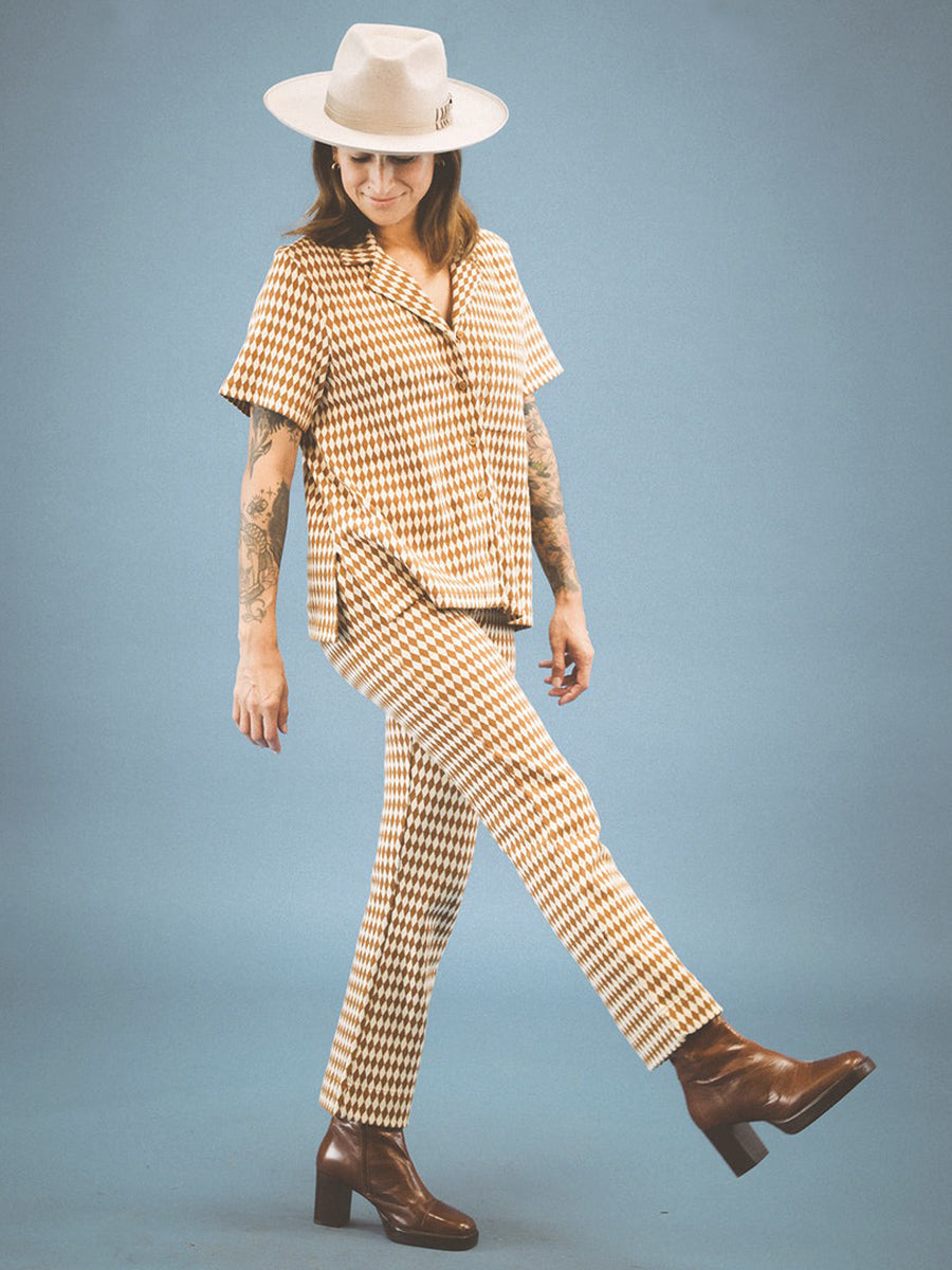 Dominica Short Sleeve - Washed Copper