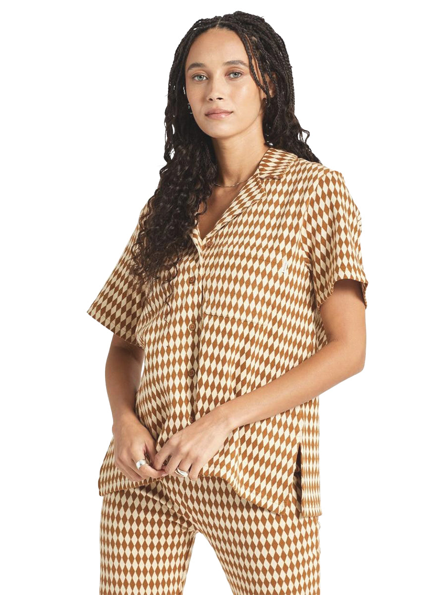 Dominica Short Sleeve - Washed Copper