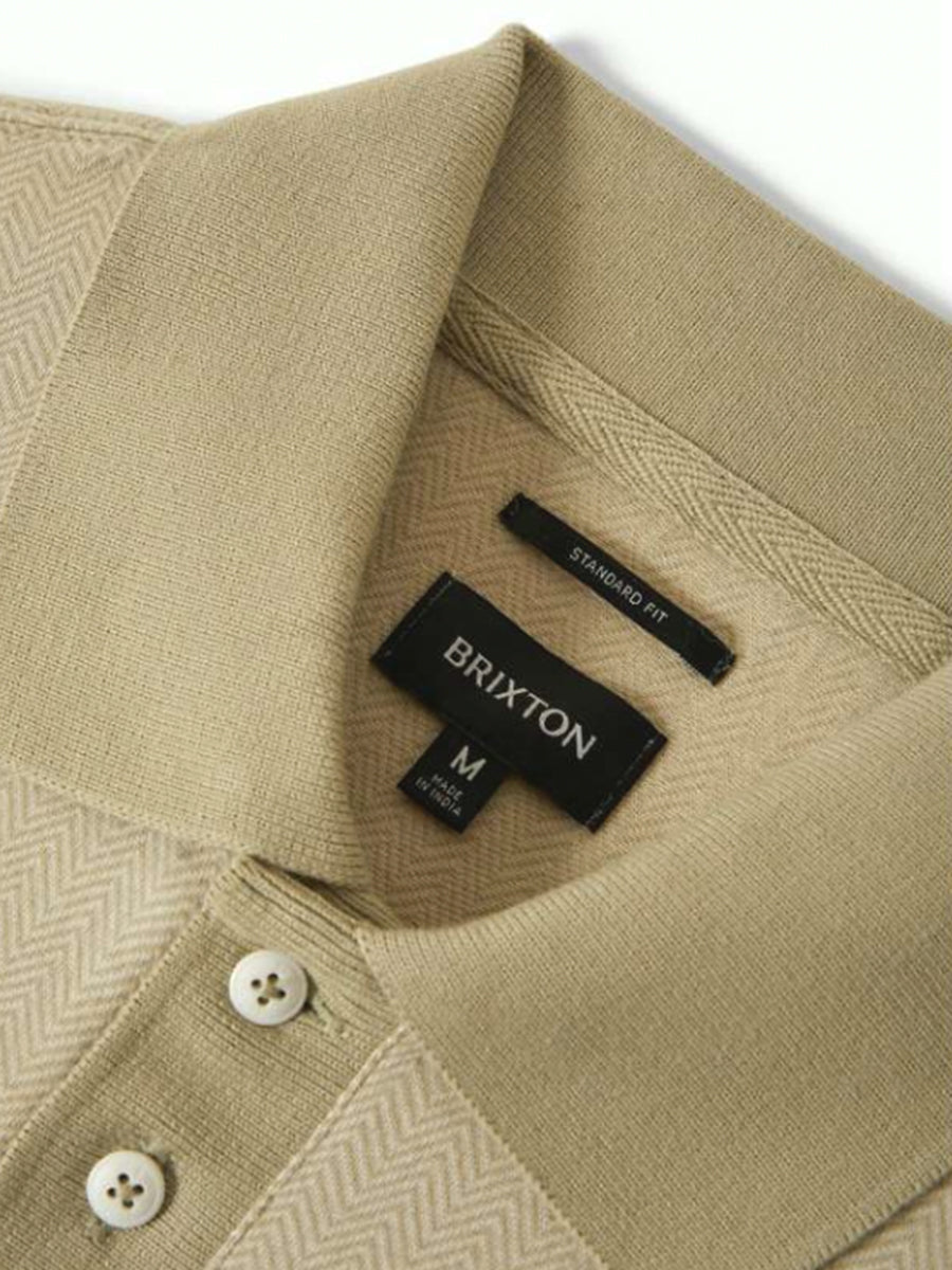 Herringbone Short Sleeve Polo - Whitecap & Elm