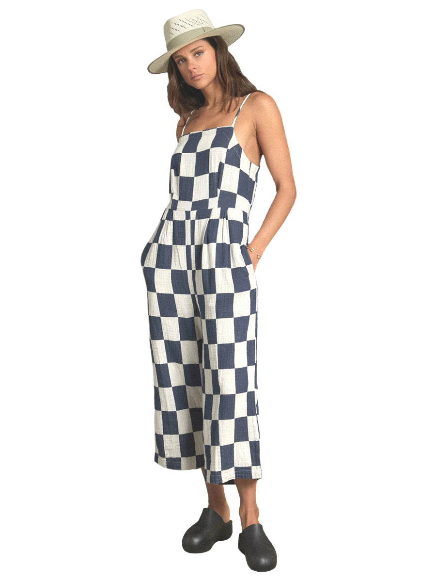 Mykonos Jumpsuit - Washed Navy