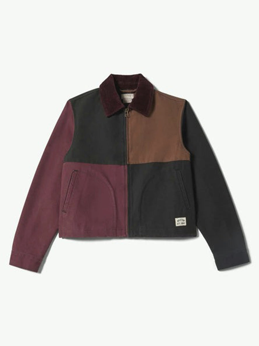 Mechanic Garage Jacket - Port, Black, & Brown