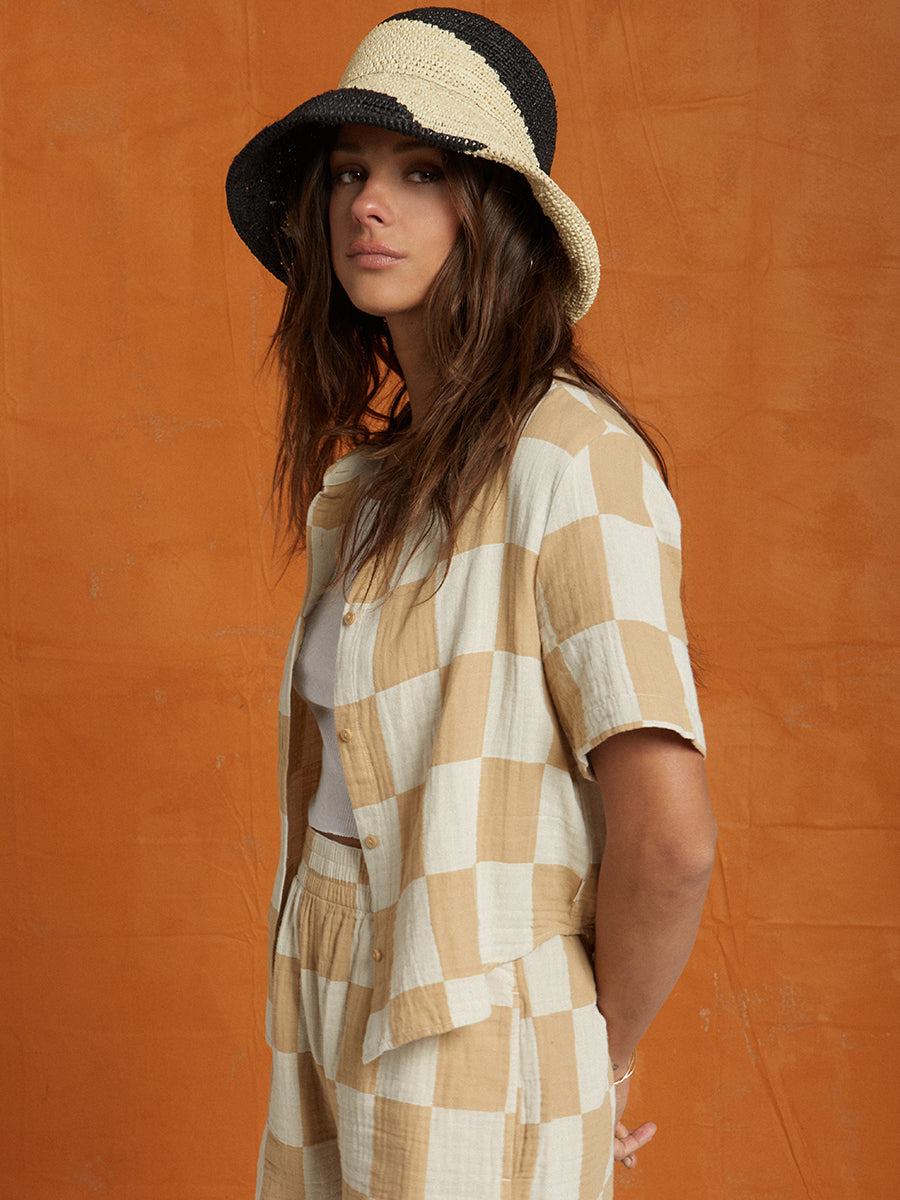 Mykonos Short Sleeve - Sand