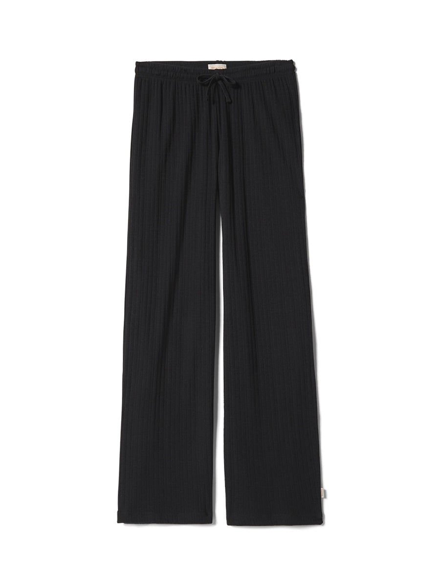 Pointelle Lounge Pants - Black