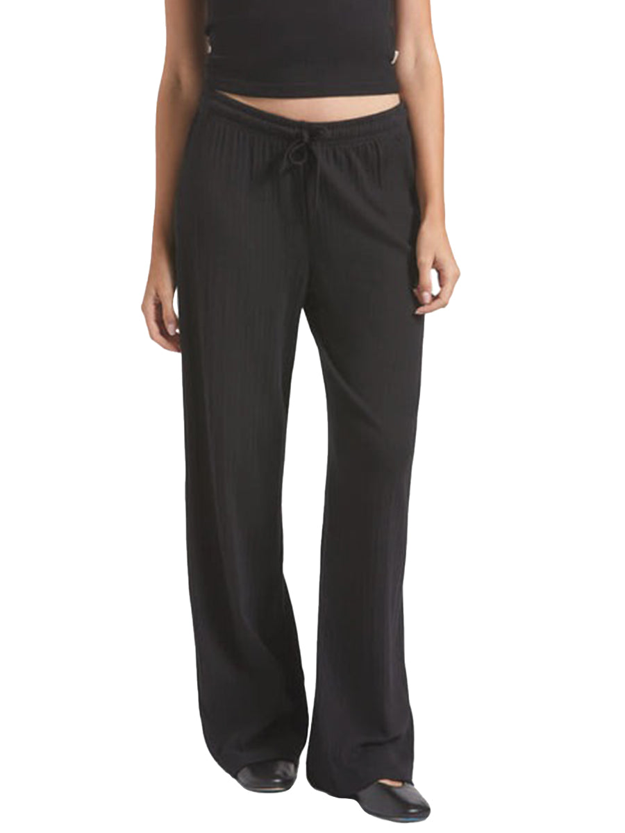 Pointelle Lounge Pants - Black