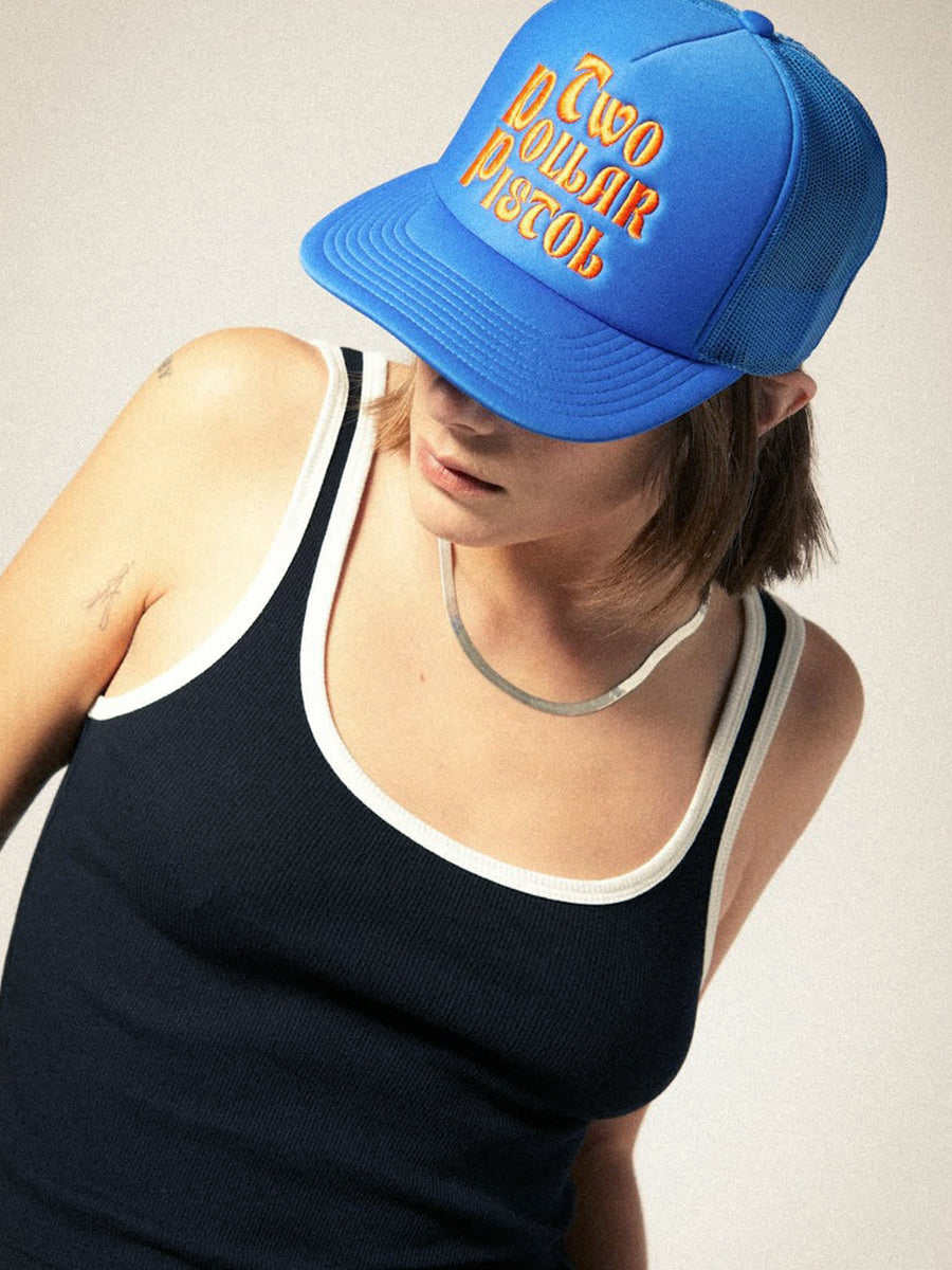 Ringer A-Tank - Black & Off White