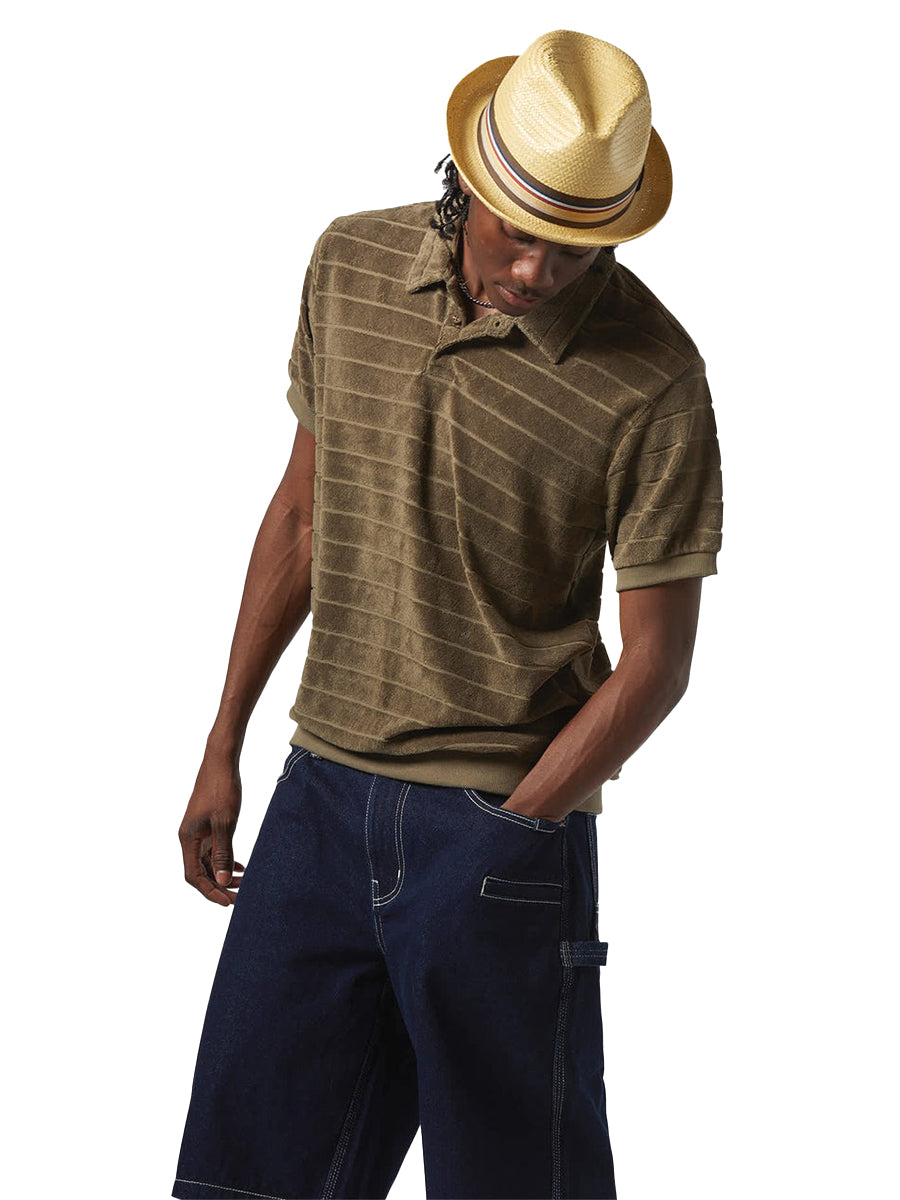 Terry Short Sleeve Polo - Ivy Green