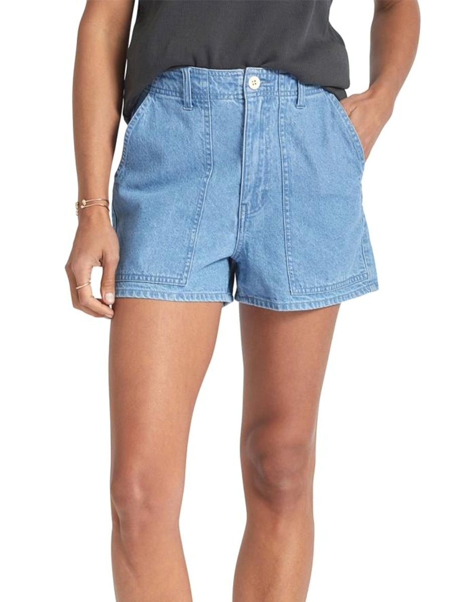 Vancouver Short - Washed Navy Floral