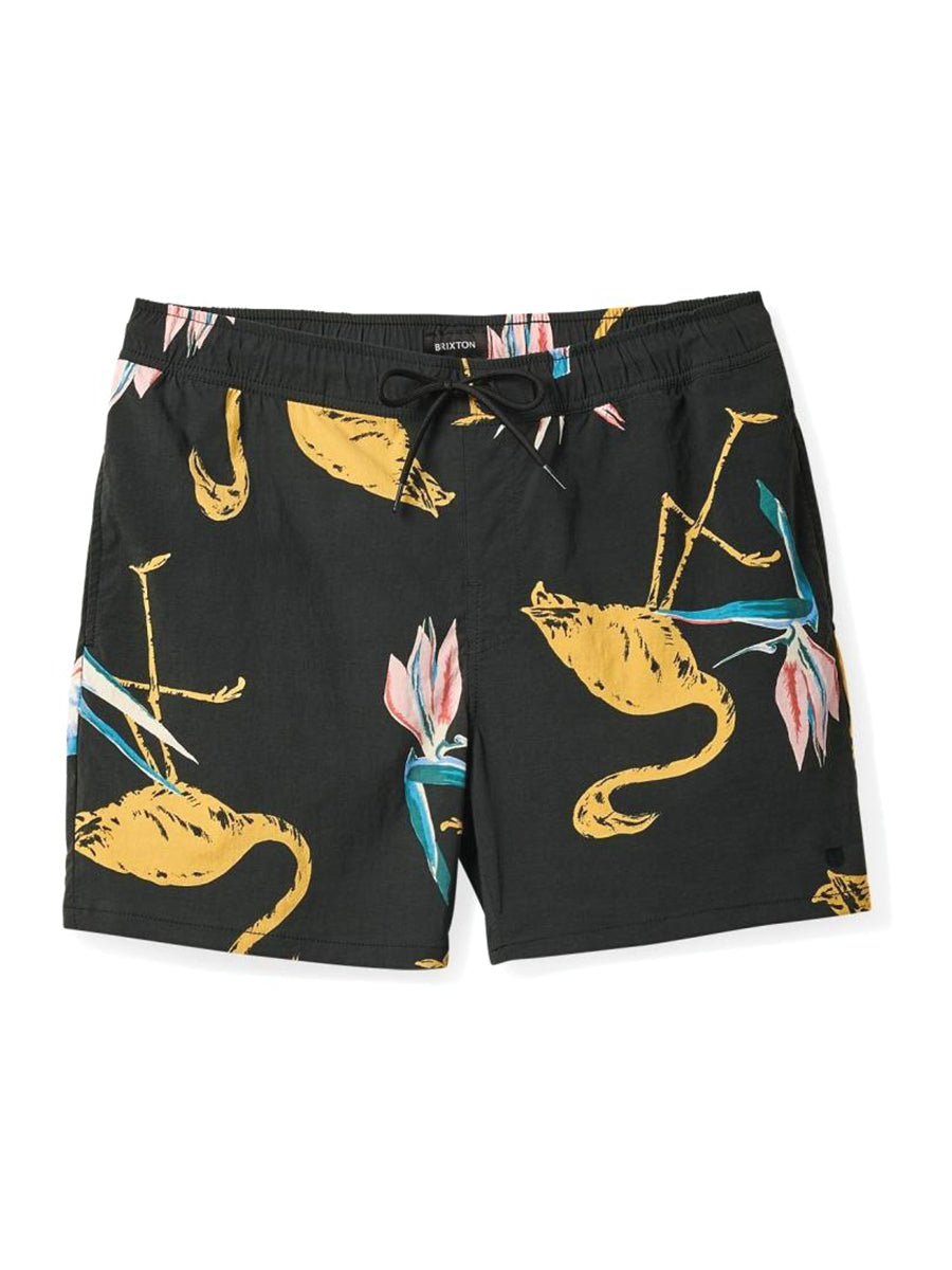 Voyage 5" Short - Black & Coral