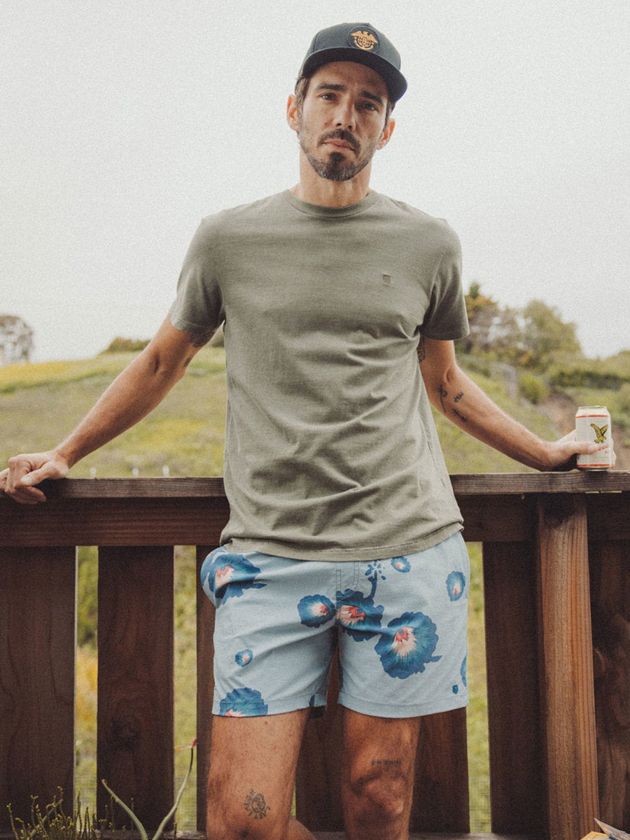 Voyage 5" Short - Dusty Blue & Pacific