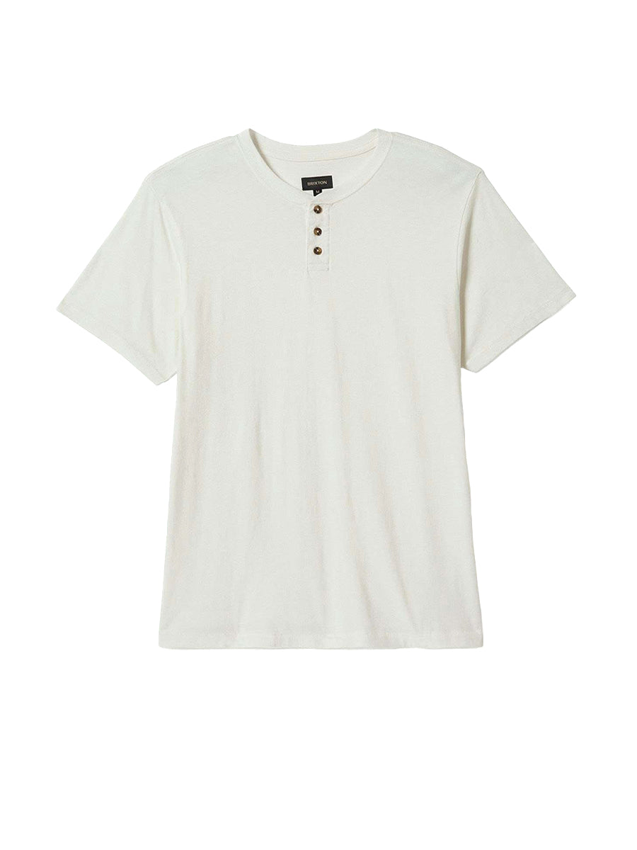 Vintage Short Sleeve Henley - Off White Sol