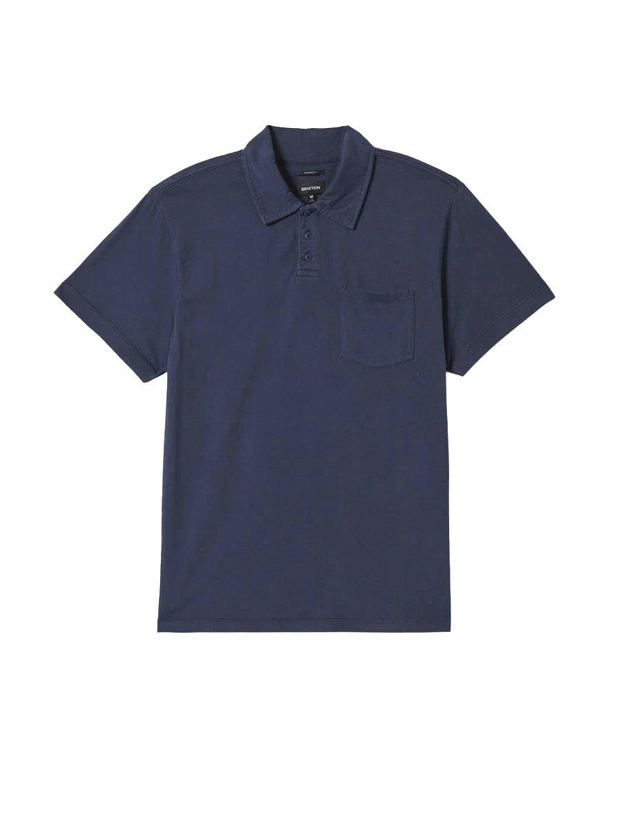 Knit Short Sleeve Polo - Vintage Navy