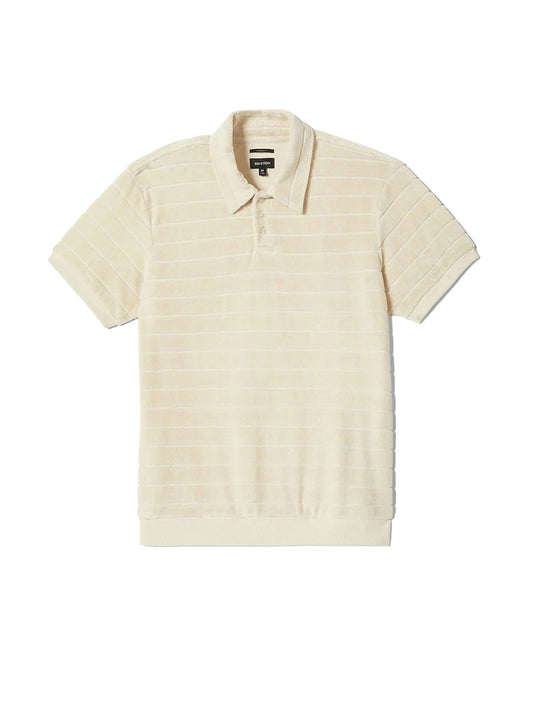 Terry Short Sleeve Polo - Whitecap