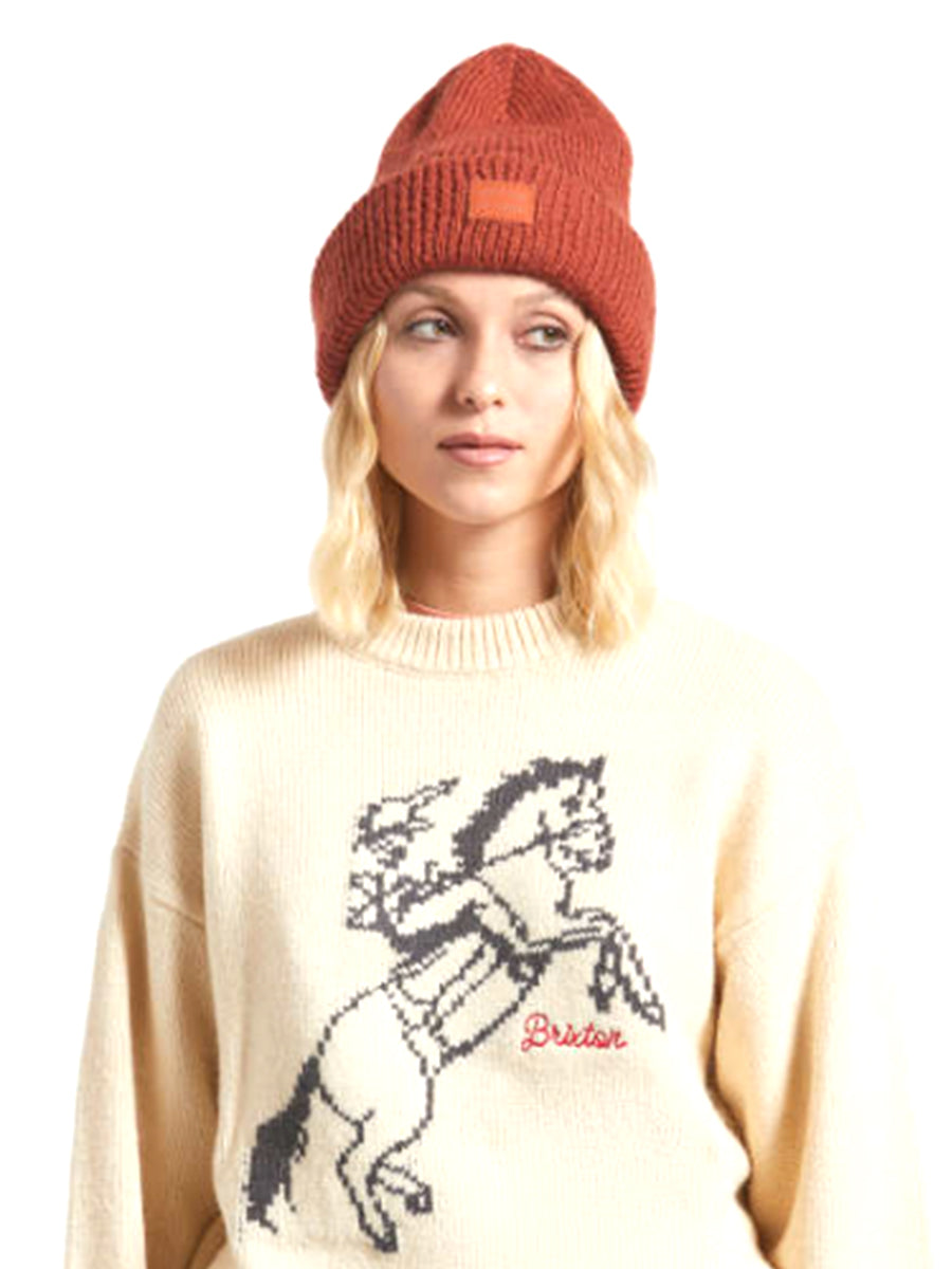 Woodburn Brushed Beanie - Terracotta