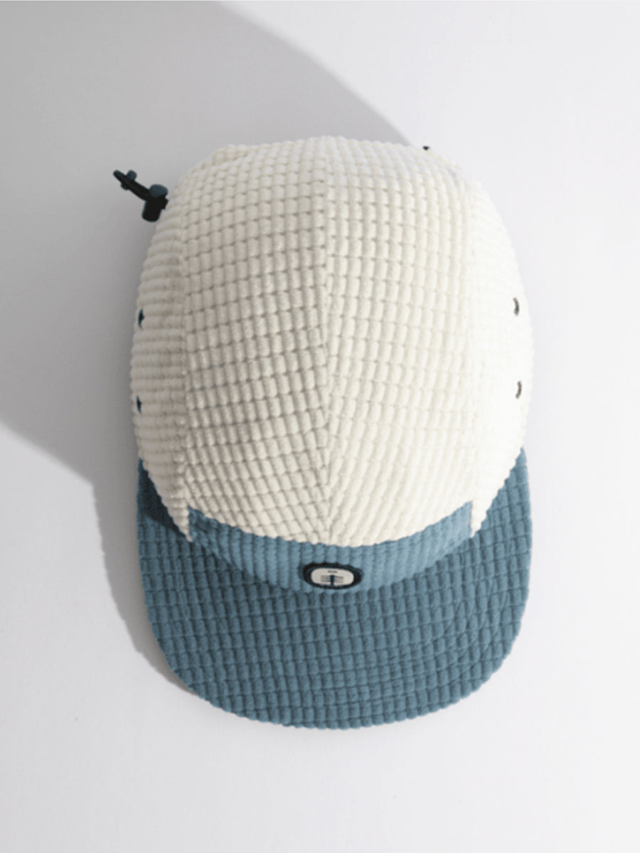 The Canyon 5-Panel - Blue & Bone