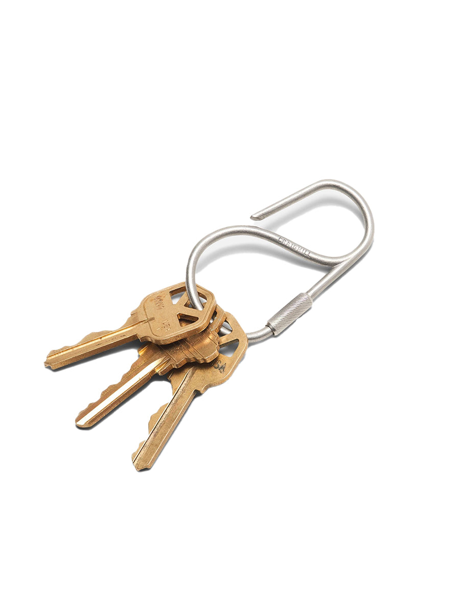 Offset Keyring - Stainless