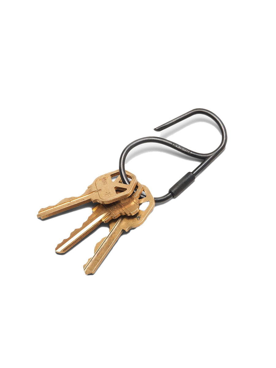 Offset Keyring - Vapor Black