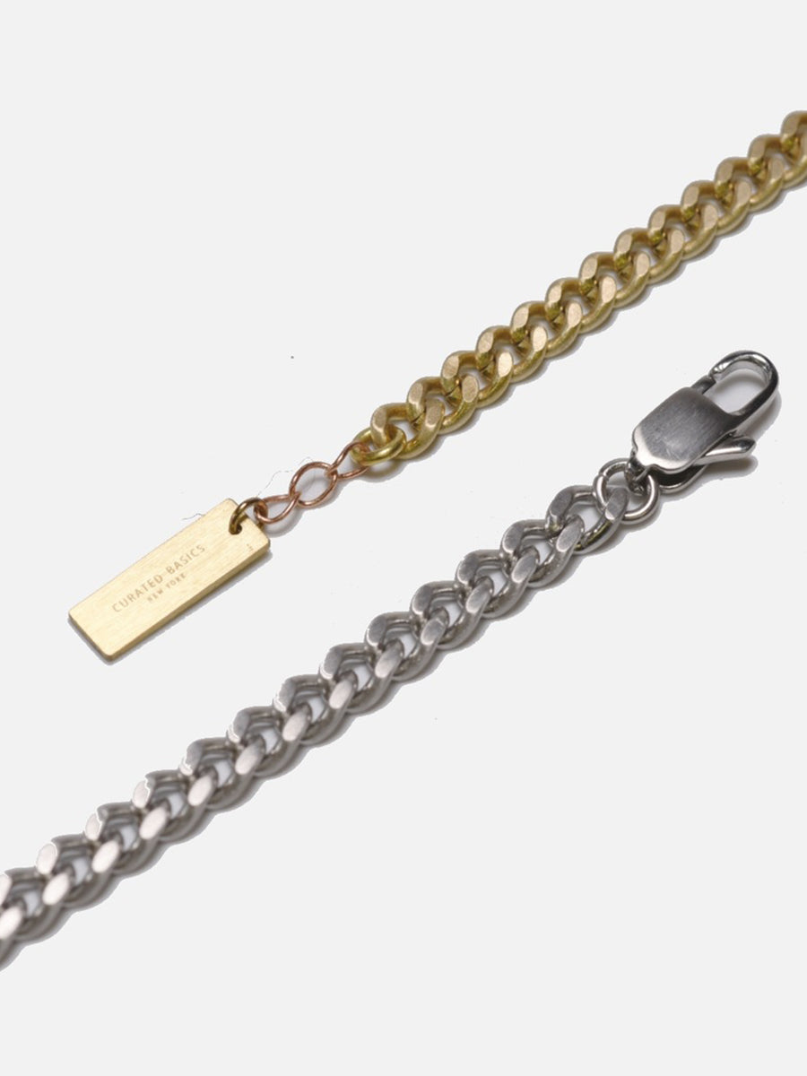 5mm Thin Chain Bracelet - Steel