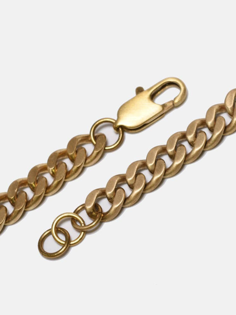 Curb Chain Bracelet - Brass