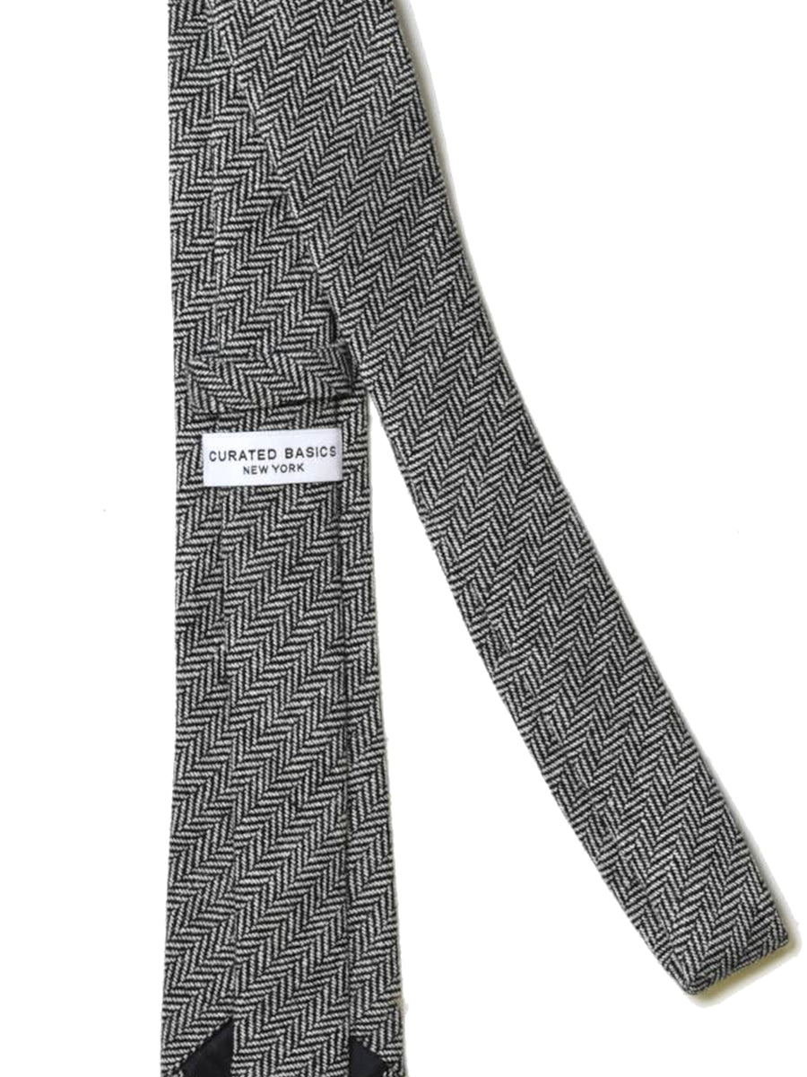 Herringbone Tie - Black
