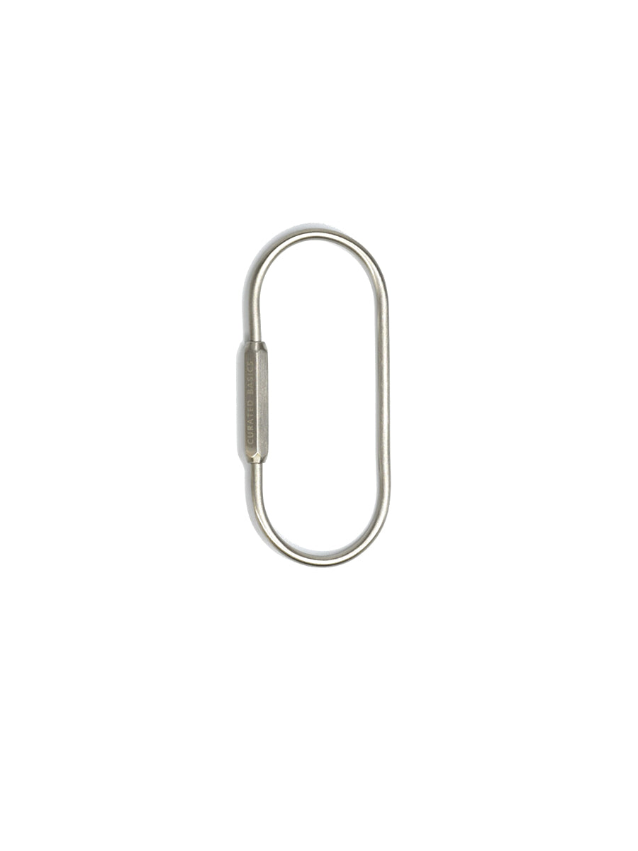 Large O-Shaped Keyring - Steel