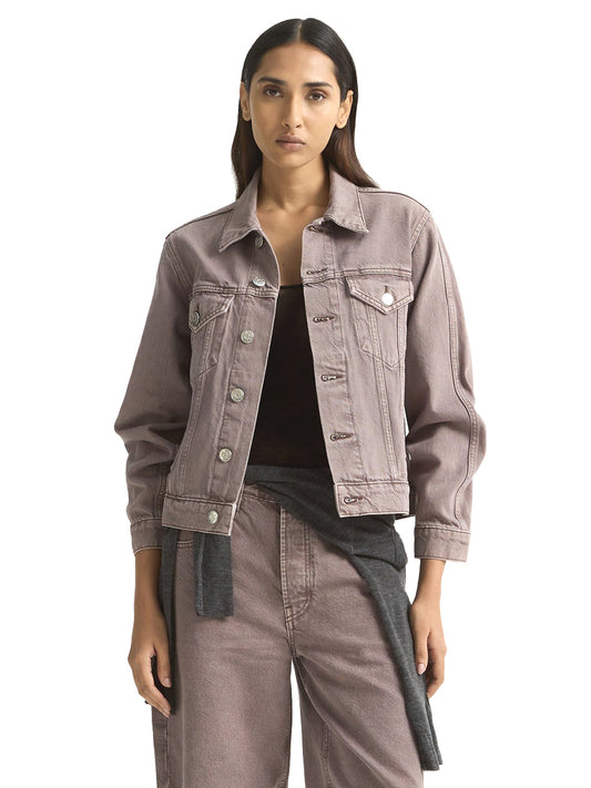 Slim Trucker Jacket - Sparrow