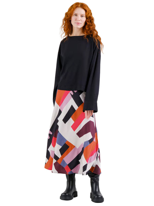 Mellby Heavy Skirt - Abstract Chaos Multi