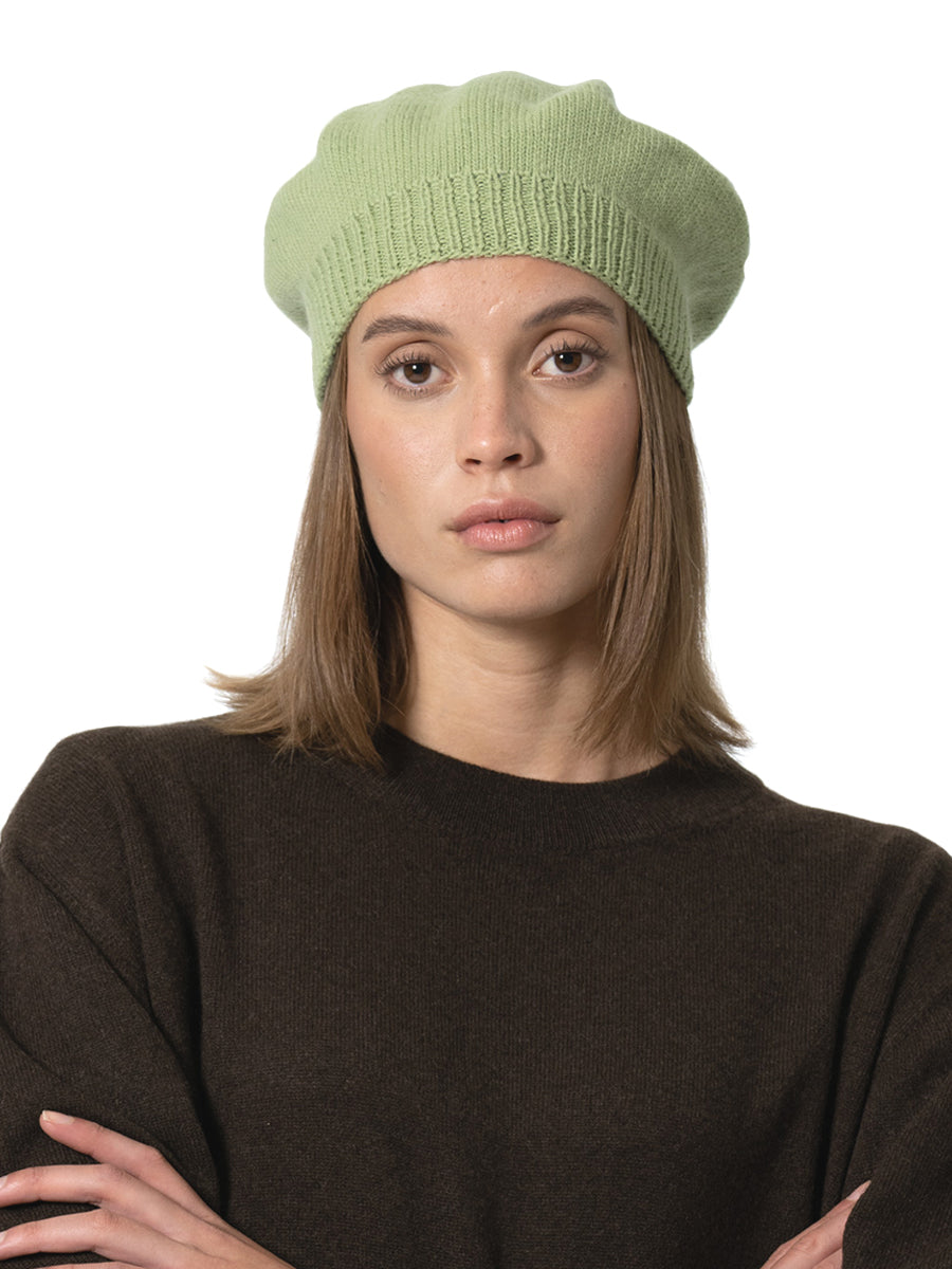 Merino Beret - Pistachio